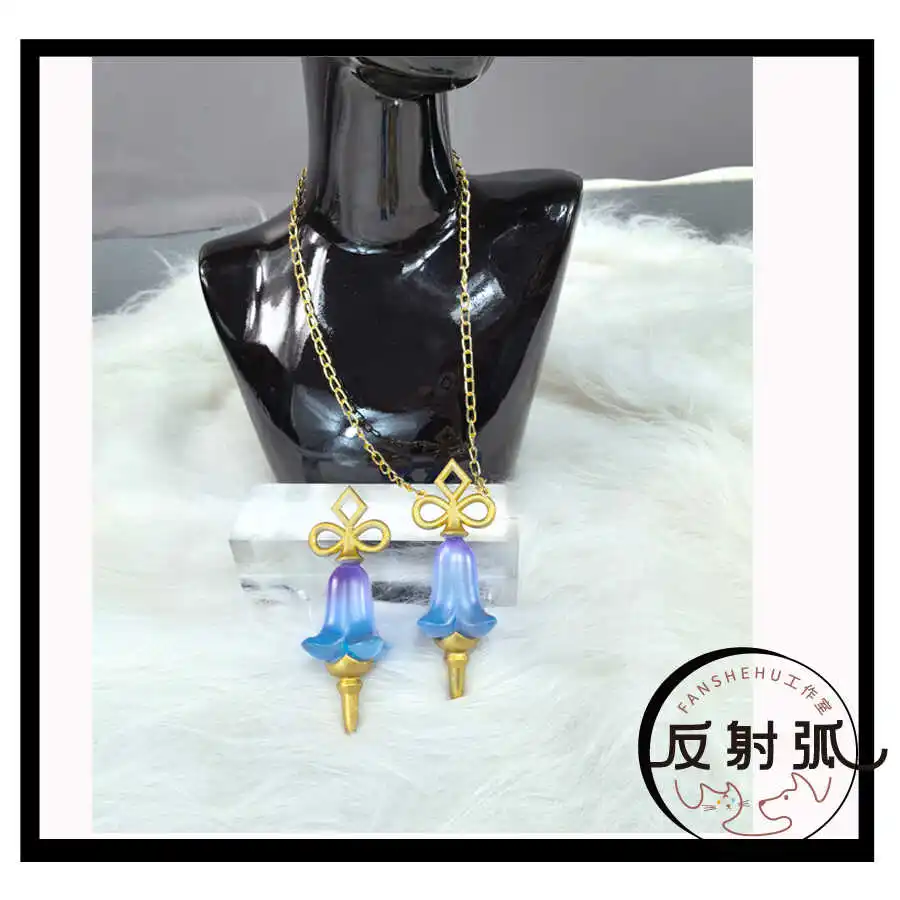 Emilie Genshin Impact botella de Perfume transparente Cosplay réplica Prop Decoración Accesorios de personajes