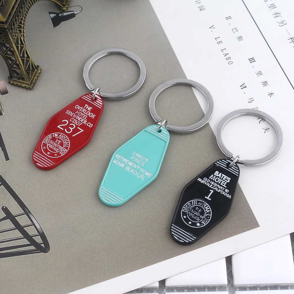 Twin Peaks The Great Northern Hotel Room Keychain 315 Key Tag Metal Keyring for Women Men Jewelry