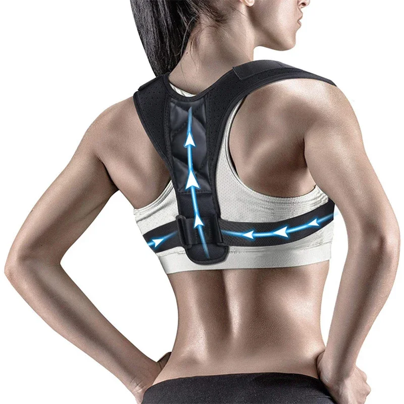 

Back Posture Correction Belt Hunchback Corrector Adult Men and Women Sitting Posture Correction Belt Shoulder Straight Back