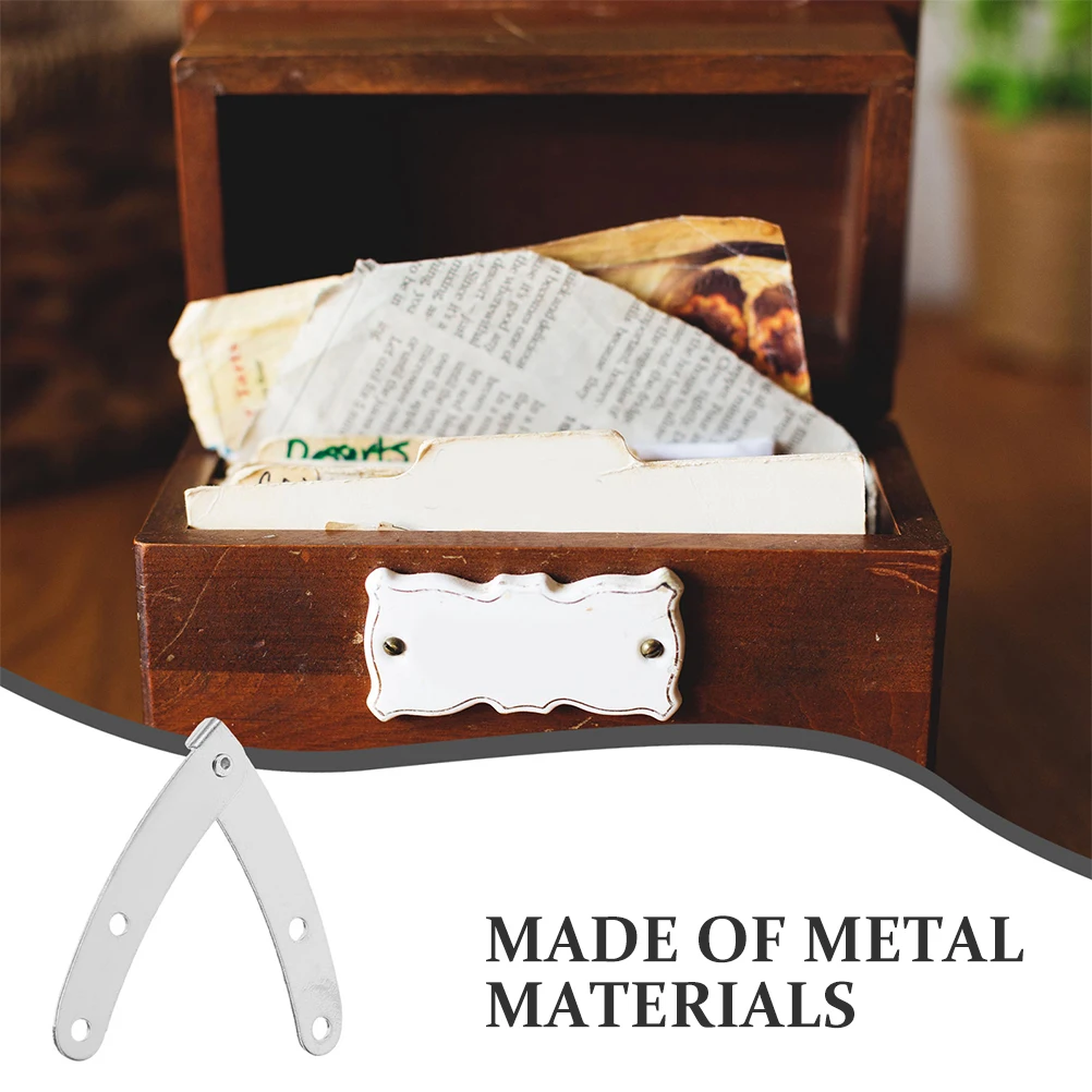 

20pcs Metal Box Hinges Heavy Duty Lid Support For Packing Chest Cabinet Hardware Durable Rustproof Soft Close Hinges For Jewelry