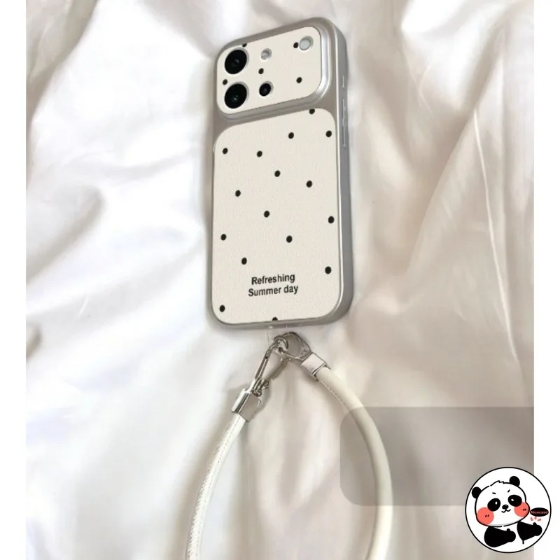 Cute Polka Dot Phone Case For OnePlus Ace 6 Ultra Turbo 6X Pro Nord N300 N200 N30 SE N20 CE5 CE4 Lite 5 3 5G 4G Leather Casing