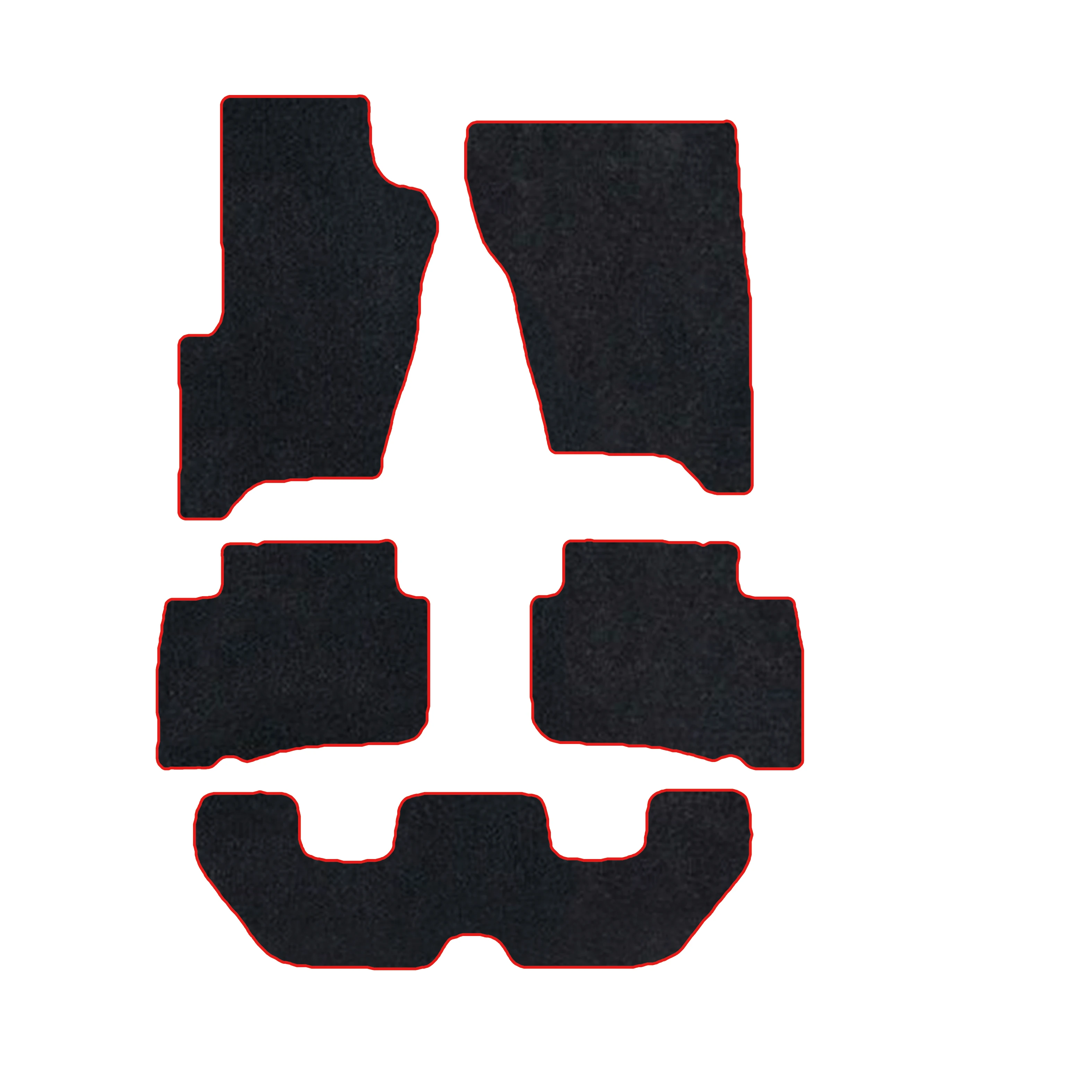 

Car Mats With Buttons Waterproof Non-Slip For Land Rover Discovery3 2004–2009 L319 7seat Car-Specific Mats Floor Mats Full Set