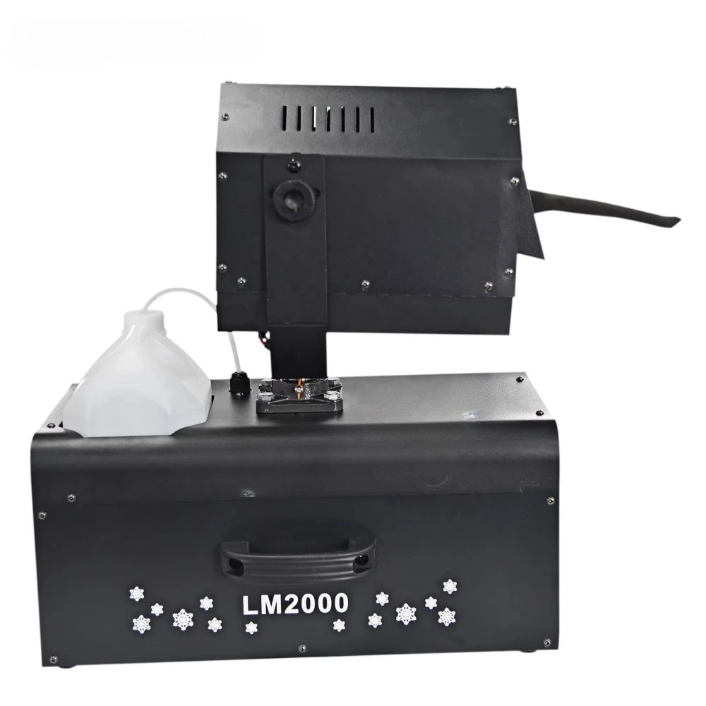 Cheap Snow Machine Black 2000W Shaking Head Snow Machine Outdoor Games Events and Evenings