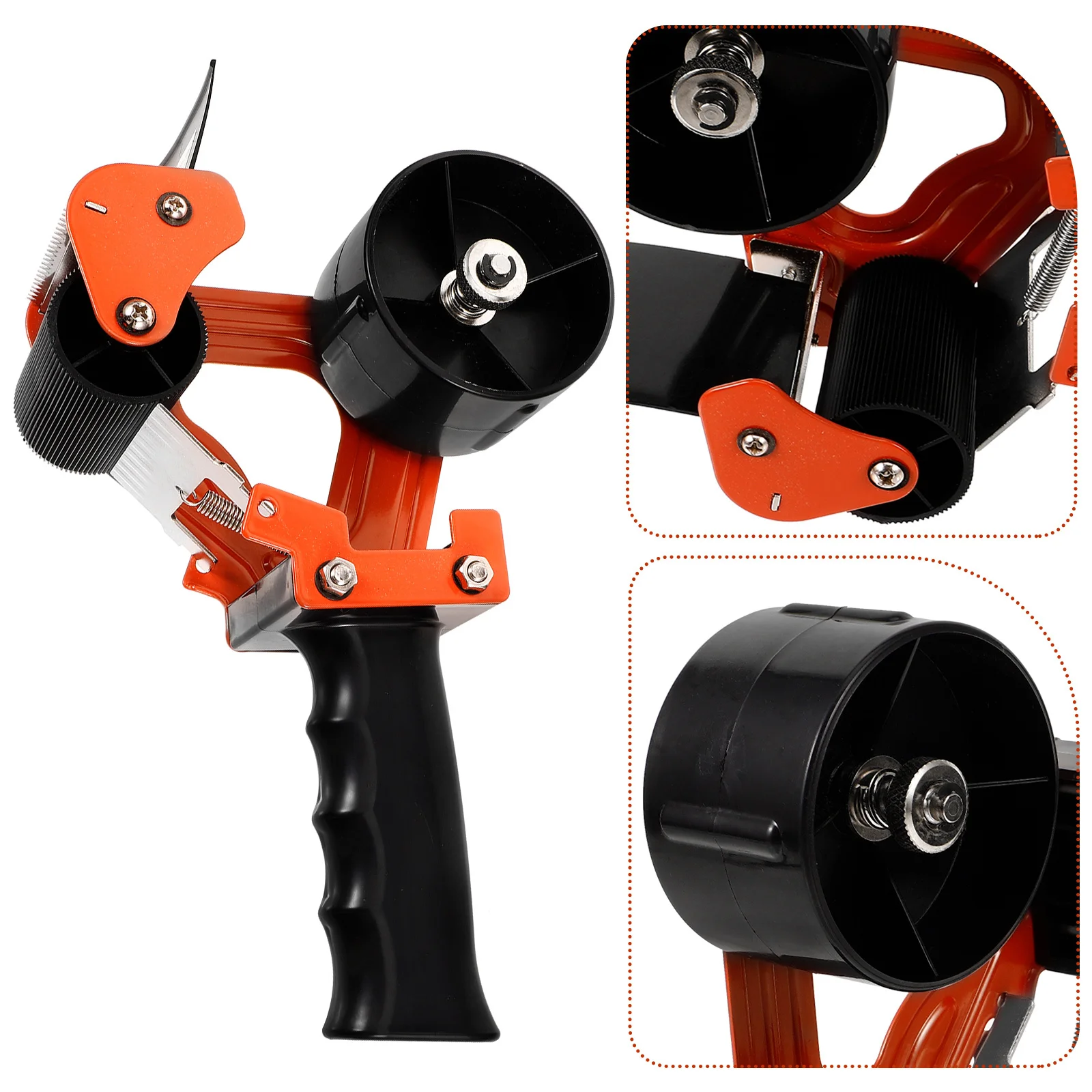 

Handheld Packing Tape Dispenser 60Mm Multi-Function Packaging Sealing Cutter Efficient Shipping Tape Tool Reliable