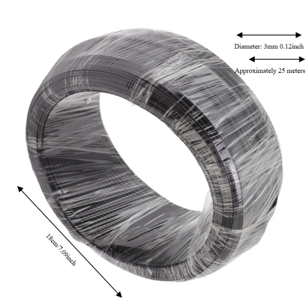 Durable Black Bonsai Wire 500g Aluminum Aluminum Wire Long Length Easy Shape Bending Bonsai Training Wire Garden Horticulture - view 6