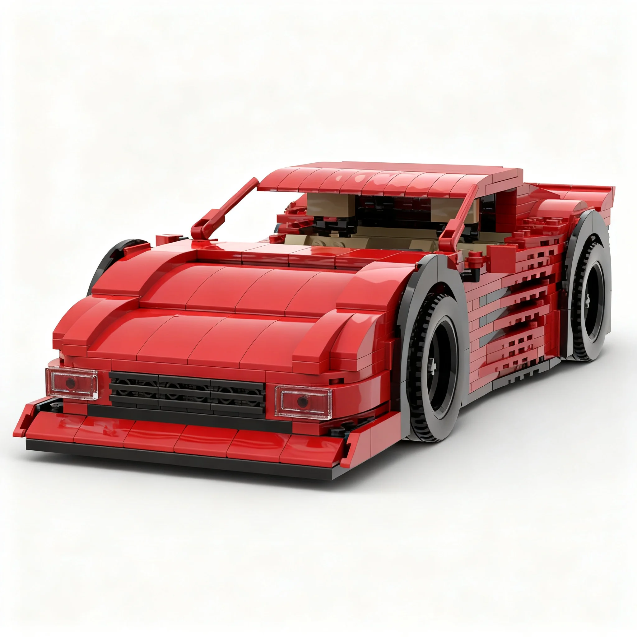 1606pcs MOC Testarossa LBWK Beast Model Building Blocks Architecture Toys Birthday Gifts Assemble DIY Idea Presentation Display