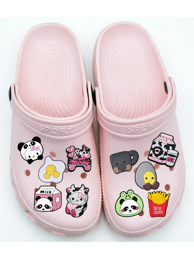 Mesuca Brand Shoe Charms PVC Kawaii KT Cat Shoe Decorations for Girls Waterproof Shoe Perfect for Gifts and Party Favors