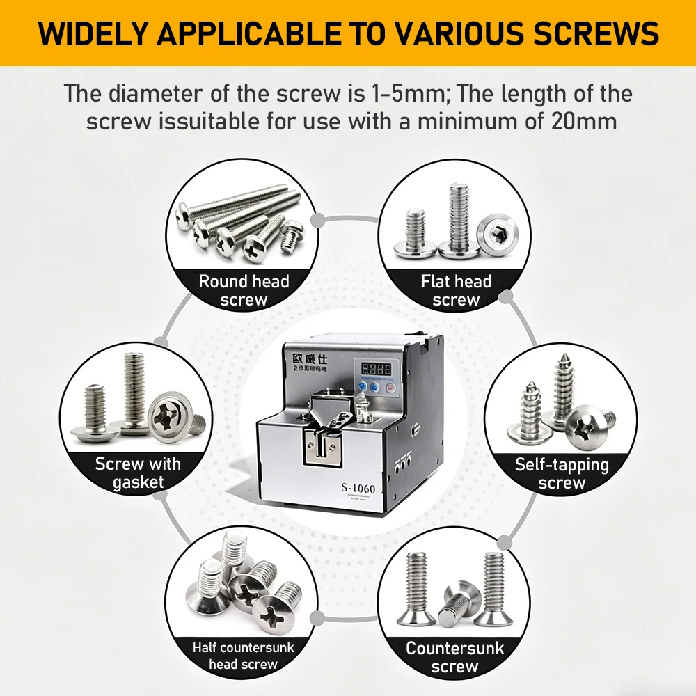 Screw Machine Precision Automatic Screw Feeder Machine Fully Automatic Screw Dispenser for Industrial Electronic Assembly