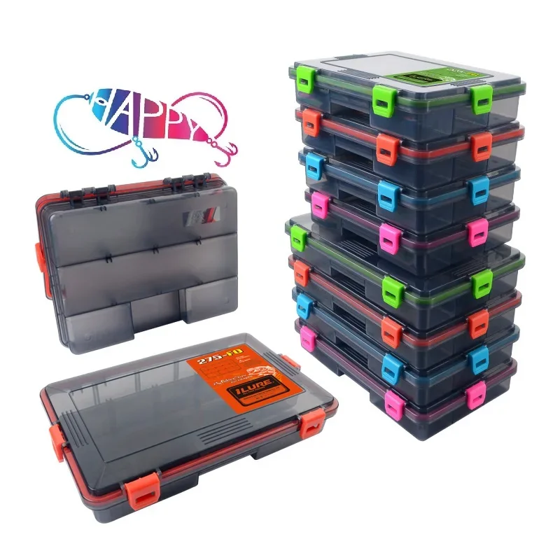 2024 Cheap Price Wholesale Multifunctional Plastic Food Grade Plastic Waterproof ABS Fishing Tackle Box Fishing Accessories