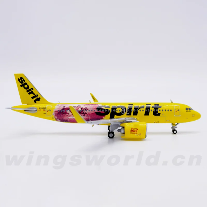 Diecast Scale JC Wings 1:400 SA4045 Spirit Airlines A320neo N932NK Alloy Airplane Model Gift Display Decoration Collection