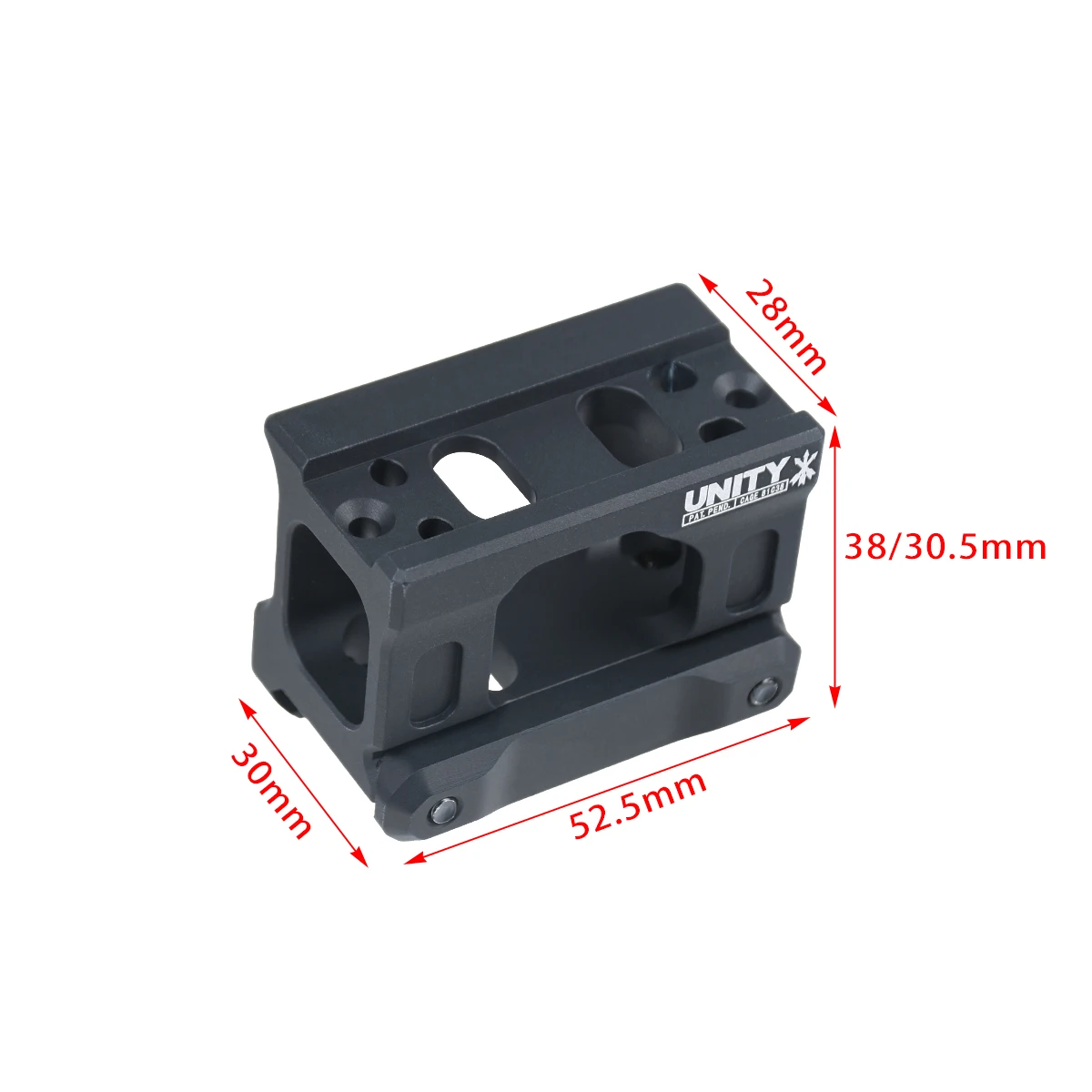 Tactical Duty RDS UNITY Fast Riser Mount For T01 T02 553 Red Dot Sight Scope Universal Heightening Bracket view 2