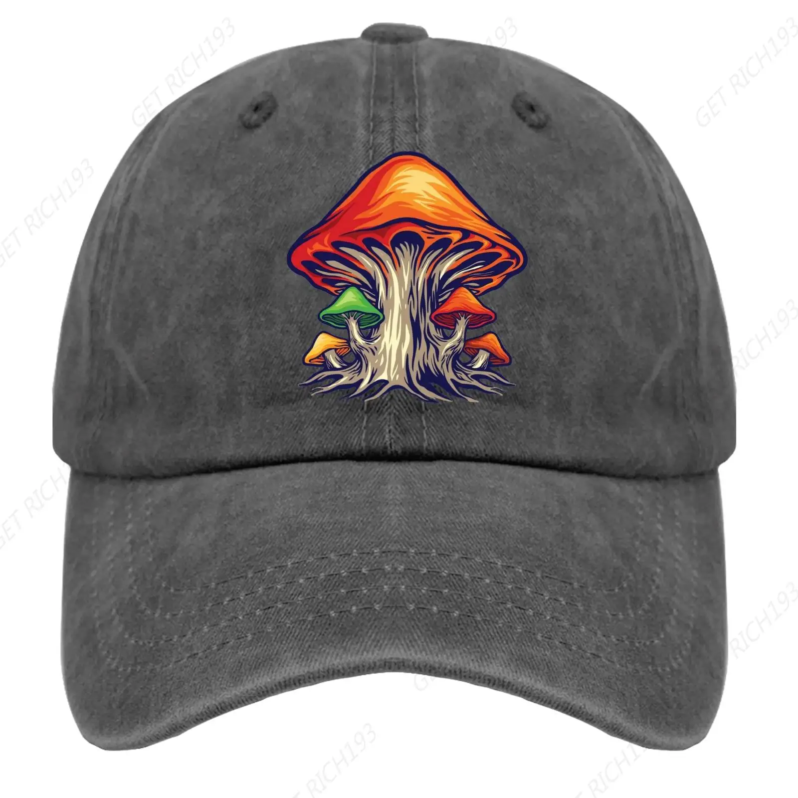 

Caps Spooky Nature Fungus Plant Mushrooms Dad Hats For Women Graphic Dad Hats Adjustable