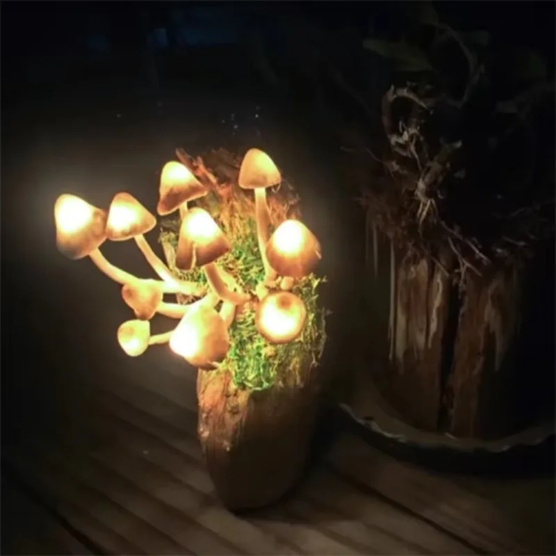 2024 High quality Avatar-Inspired Oversized Magic Glow Plant Artificial Luminous mushroom for outdoor or indoor decoration