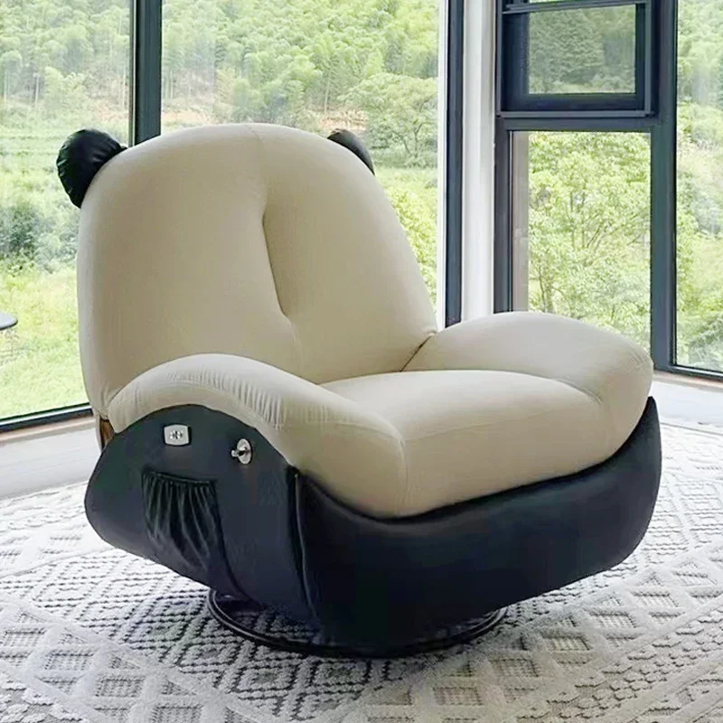 Sofá eléctrico multifuncional, mecedora, reclinable, Sleepable, blanco, negro, Sillones modernos Para Sala, muebles