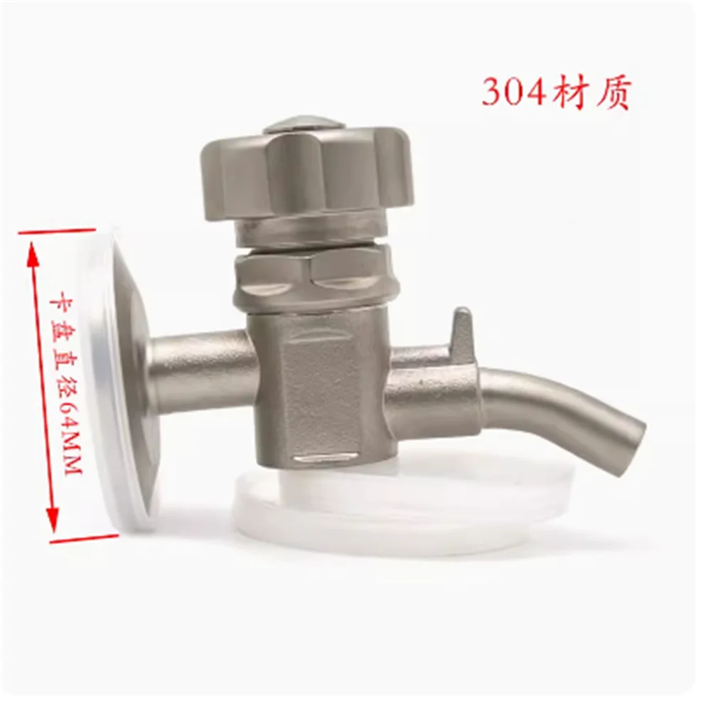 

Sanitary stainless steel SS304 chuck 25.4 34 50.5 64 sampling valve for household beer fermentation tanks