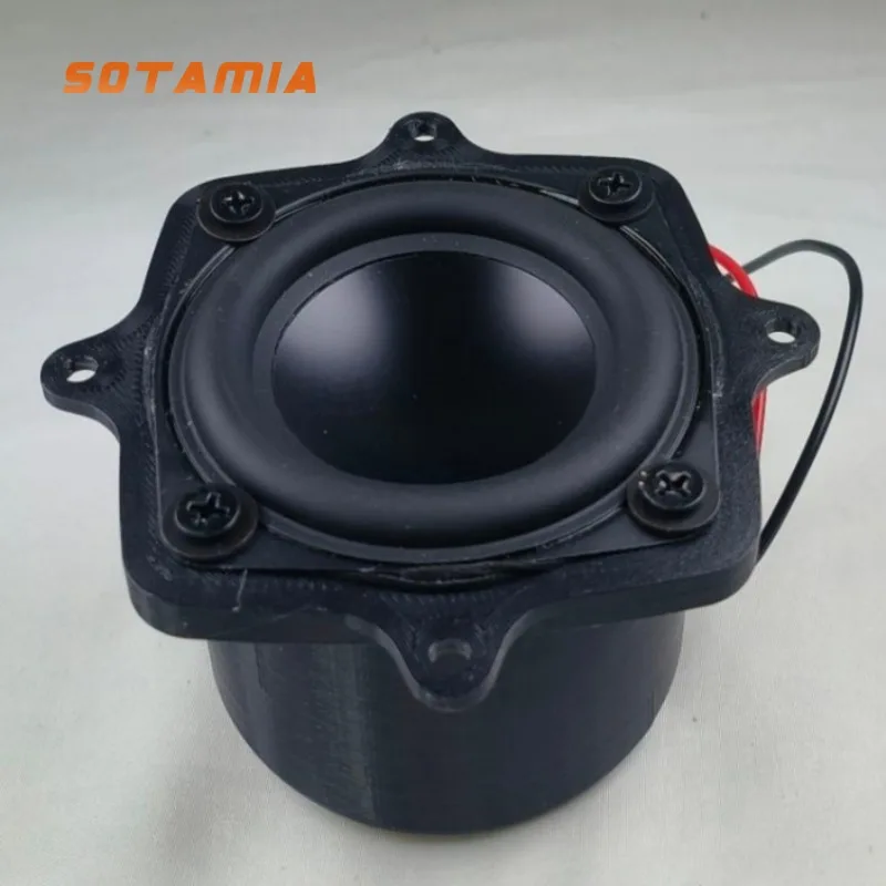

SOTAMIA 1 шт. 3-дюймовый сабвуфер, звуковая полость, HIFI динамик, 4 Ом, 20 Вт, алюминиевая диафрагма для раковины, электрический автомобильный аудио, водонепроницаемый динамик