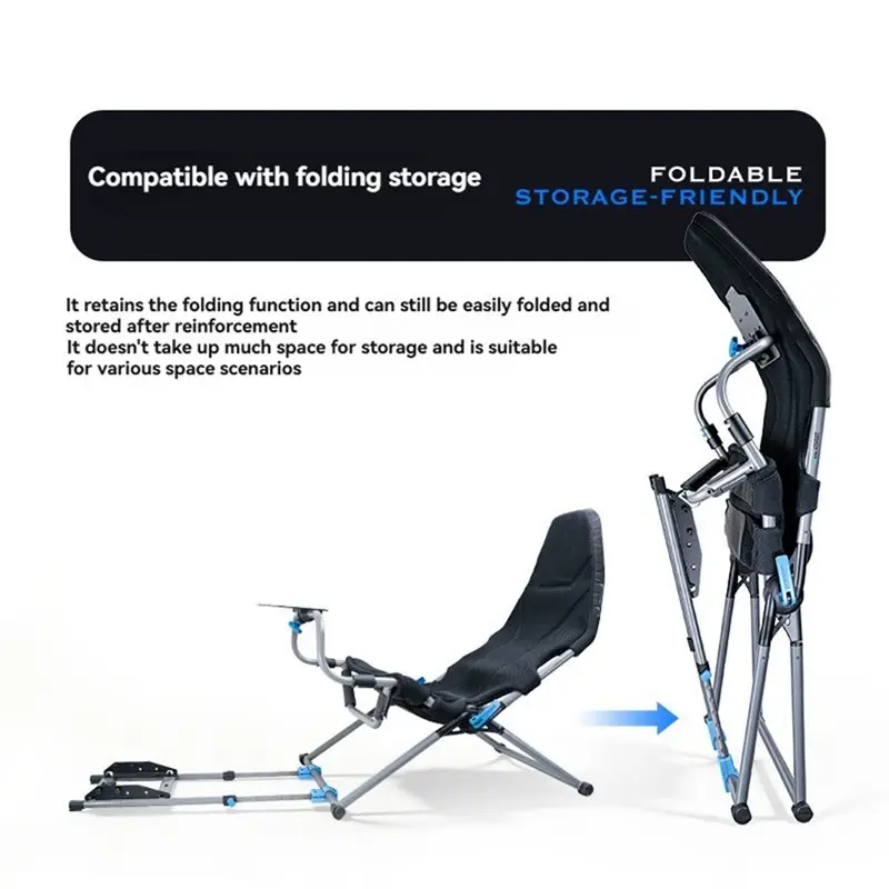 FULL-Reinforcement Kit For Sim Racing Pedals Fixing Connectors Pedal Mount For Playseat Challenge X Edition Seat Modification view 4