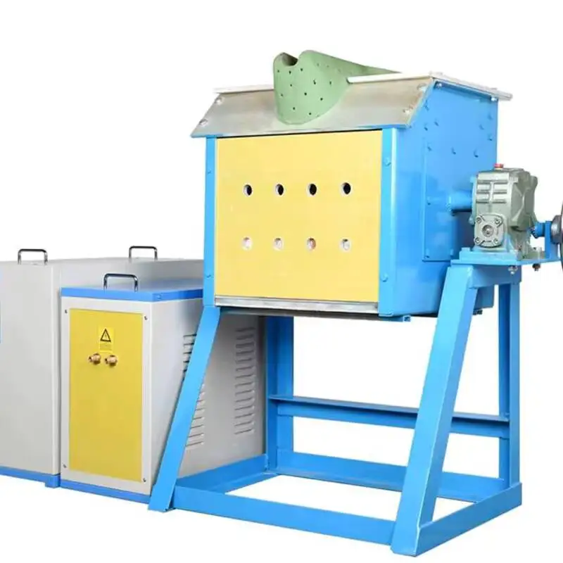 New 10 20 50 100 150kg Silver Zinc Copper Brass Aluminum Iron Steel Gold Induction Melting Machine