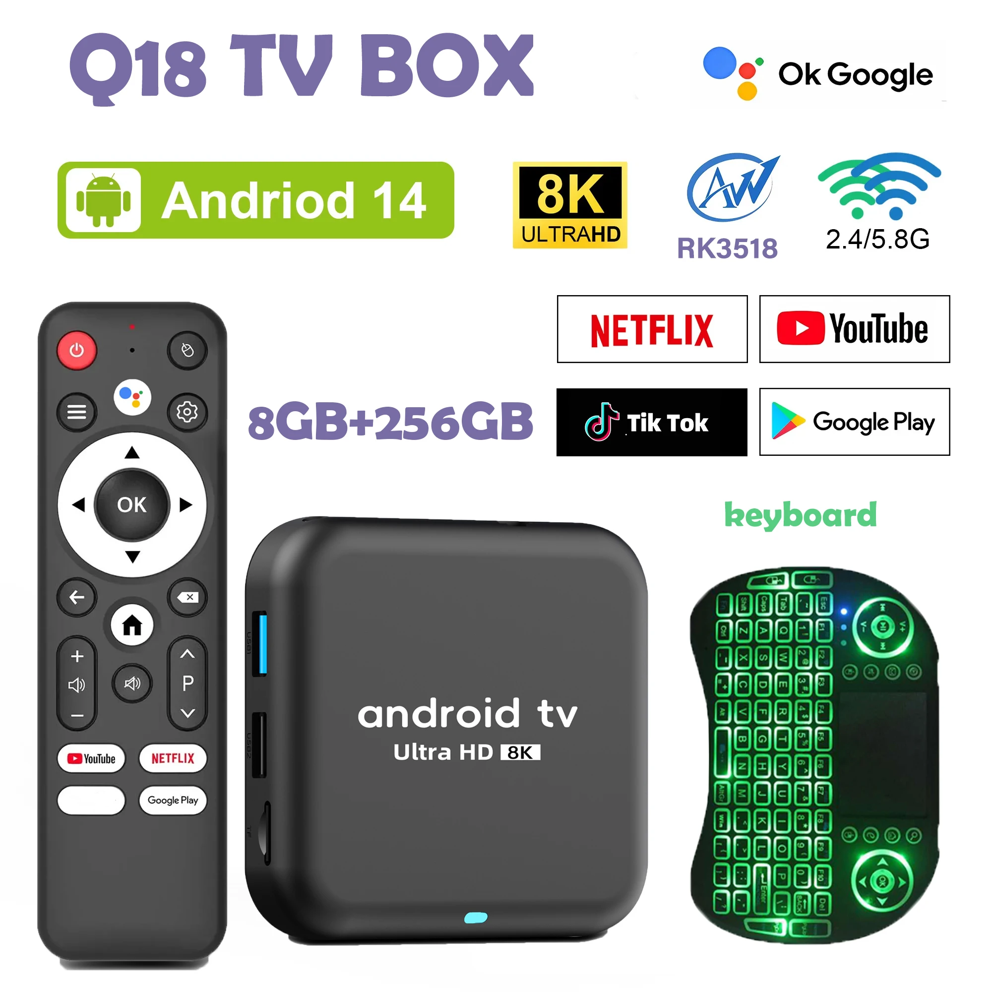 Tv Box Android 14 S… - image