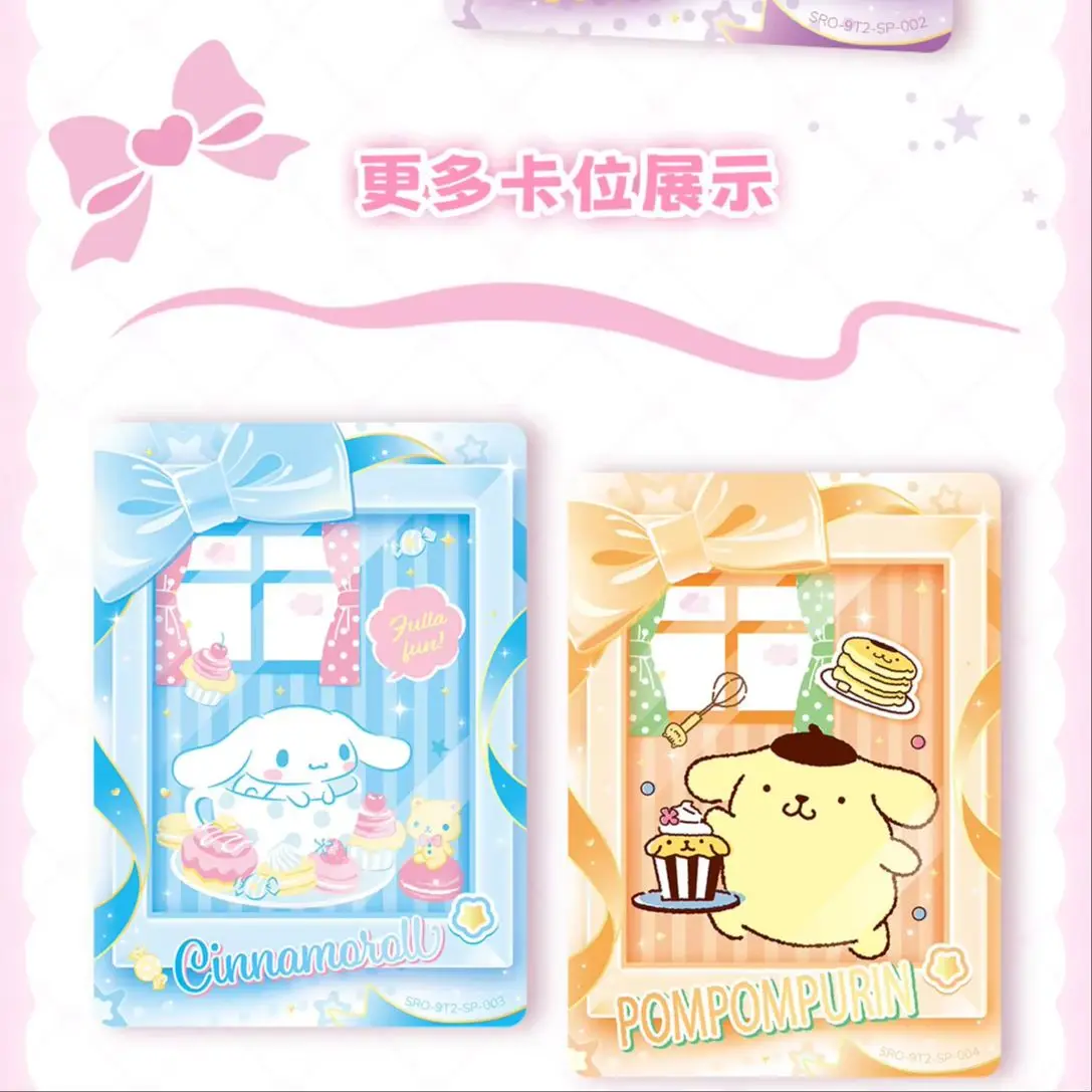 KABAO 2026 NEW Sanrio Hello Kitty My Melody Kuromi Collection Card Periphery Cute Girl Surprise Gift Toy Rare Like Decoration Or