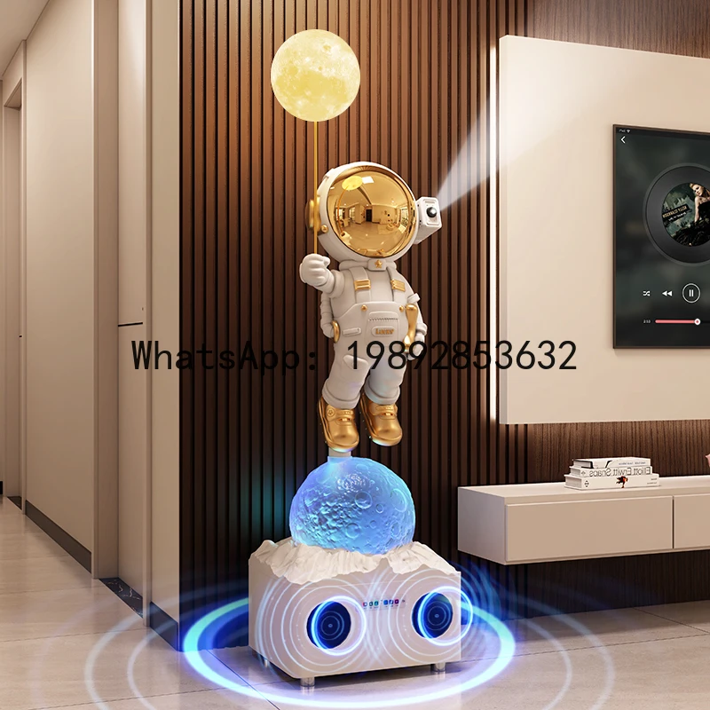 XL Astronaut Space Figure Living Room Floor Ornament Beside TV Cabinet Sofa Large Decoration