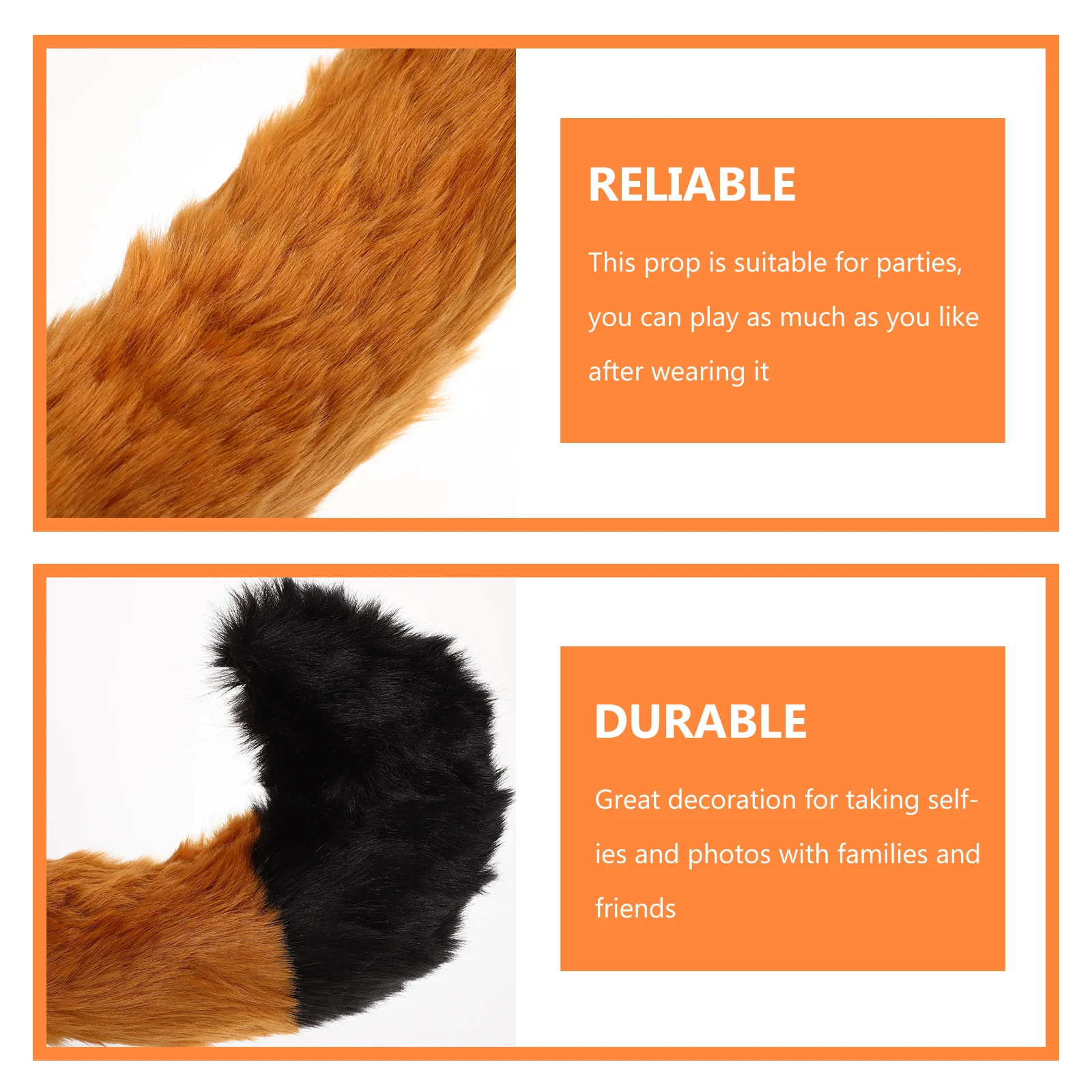 

1 set Ear Headband Material -Lasting Party Costume Tail Decor Festival Adorable Hairband Theme Prop