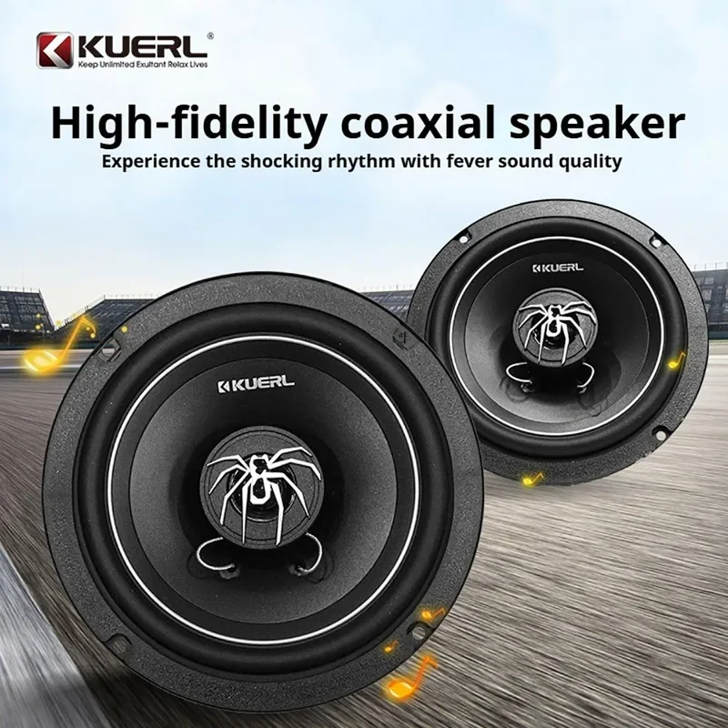 

for KUERL New 6.5 Inch Car Audio Coaxial Speaker High Power Active Modified 60w Door Horn