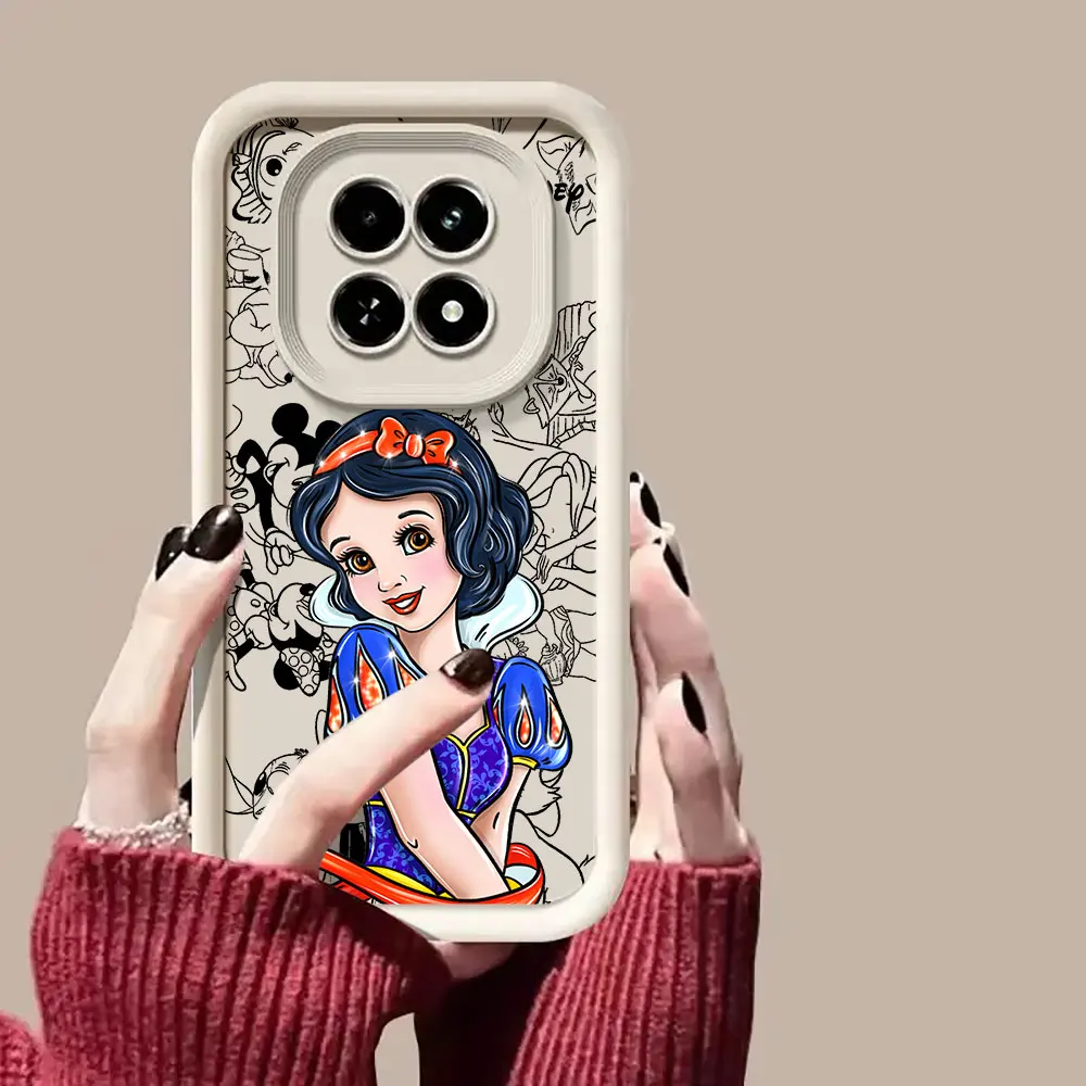 Moana Pocahontas الأميرة جراب هاتف ل Xiaomi Redmi ملاحظة 14 13 12 11 برو 9 8 10 برو 9S 12S غطاء ل Redmi 13C 14C لينة Fundas