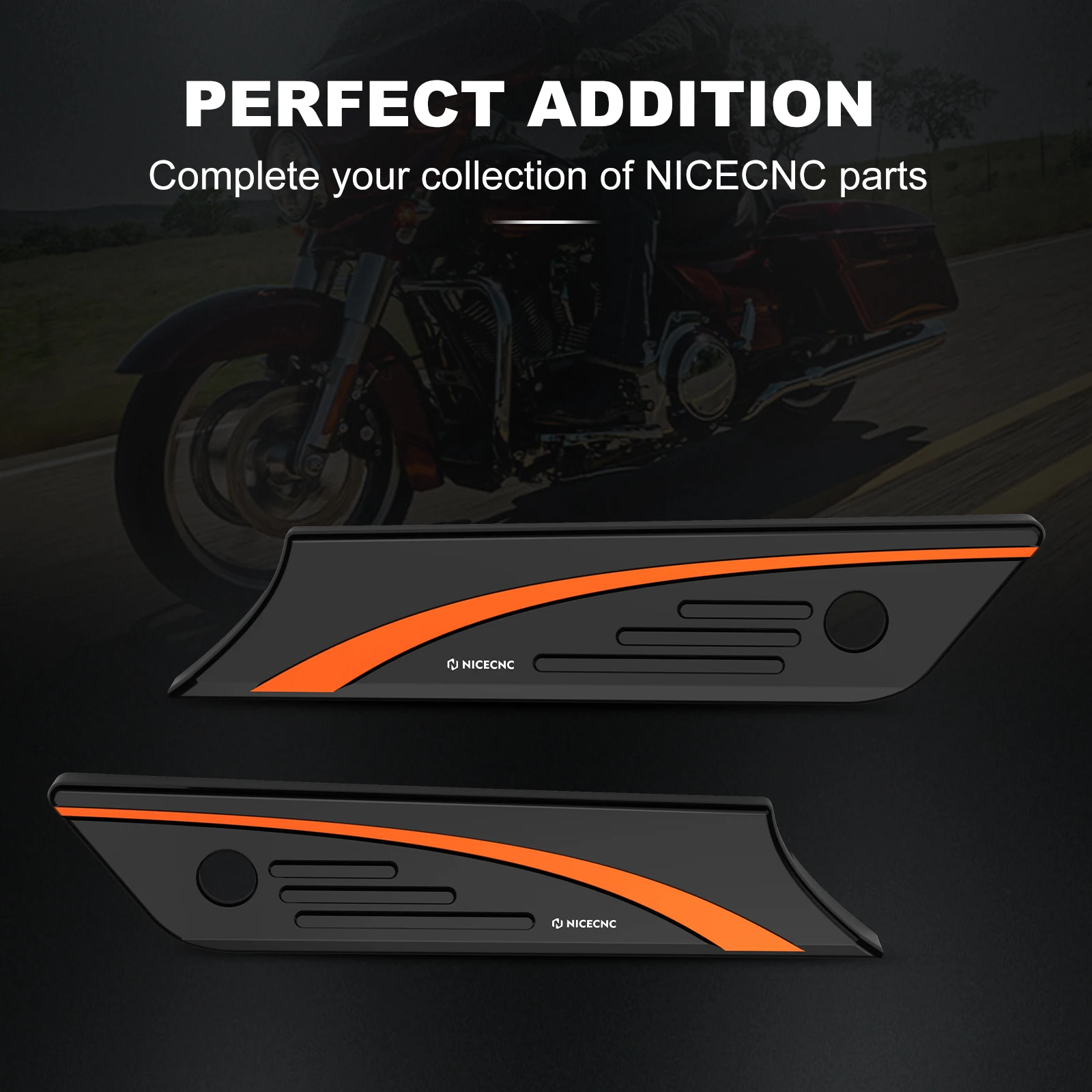 أغطية مزلاج السرج لـ Harley Street Glide FLHX FLHXS 2014-2023 Road King FLHP FLHR 2014-2022 Road Glide FLTRX 2015-2023