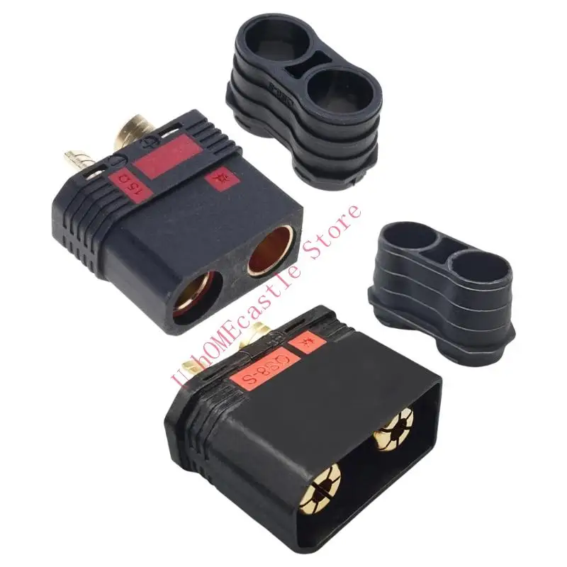 63HF QS8-S Heavy Duty Battery Connector Antispark Gold Connector Large Power Plugs for Remote Plant Protective Car