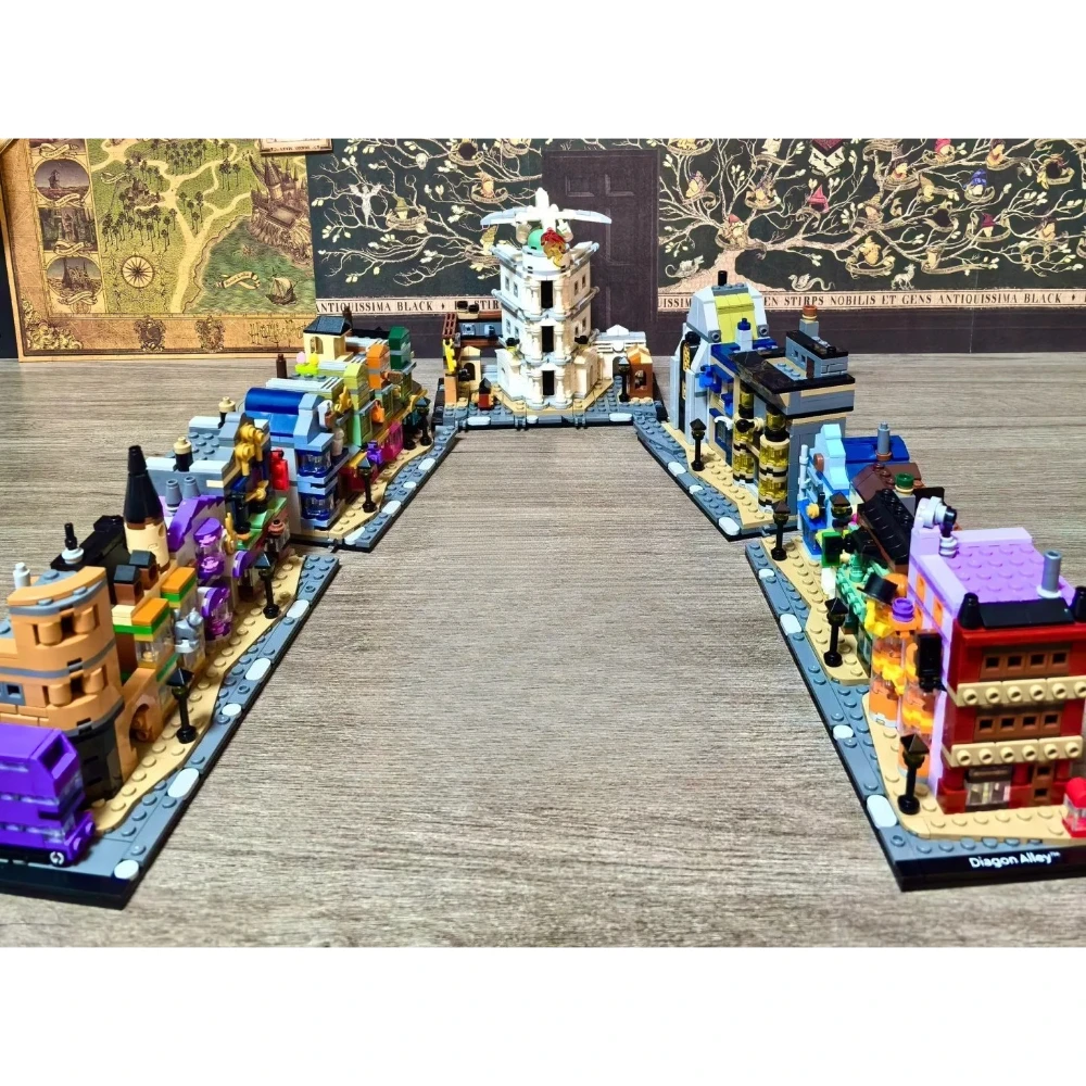 Street View Model Bricks Assembly Building Blocks Sets Compatible With Legoed Particles Suitable For Christmas Gifts 76444