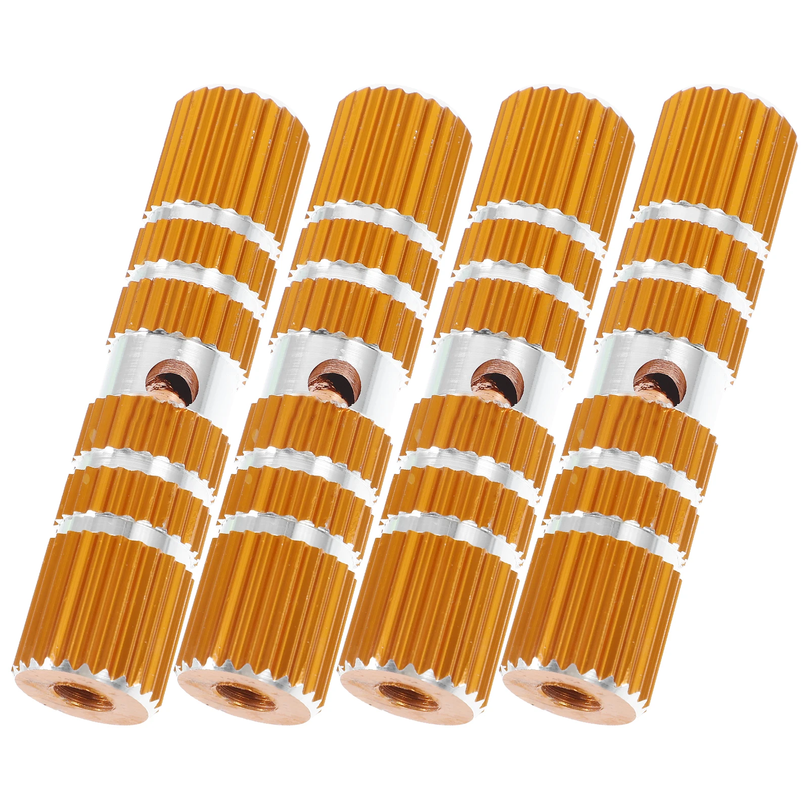 

2 Pcs Pegs Footpeg 9.5mm 10mm Alloy Pedal Quick Release Easy Install 0.5cm Axle Cylinder Peg for Mountain Bike
