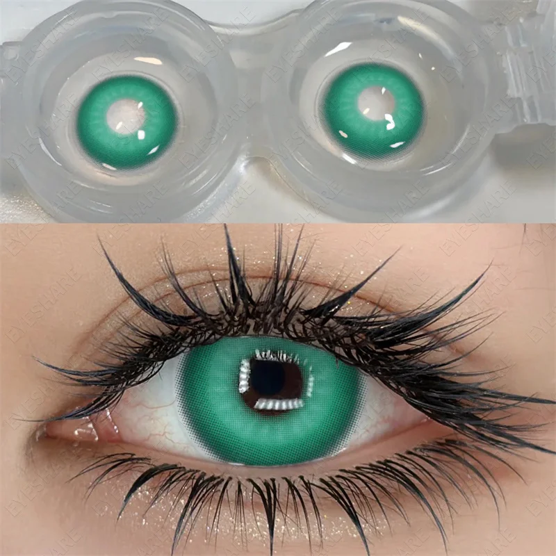 EYESHARE 1 Pair Color Contact Lenses for Eyes Cosplay Red Color Lens Anime Purple Lenses Korean Lenses Big Eye Lens Blue Lenses