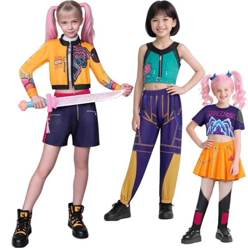 Anime K-Pop Mira Demon Hunters Zoey Rumi Cosplay Costume