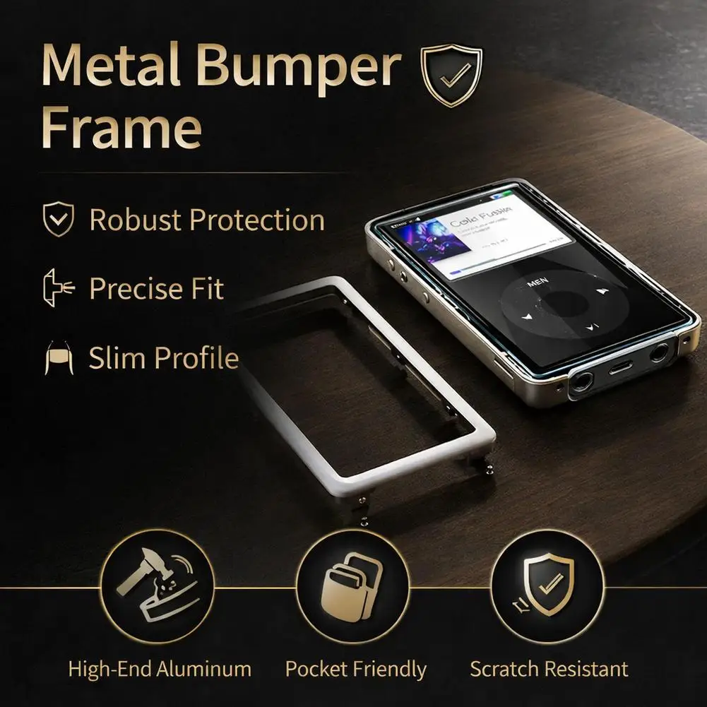 Ganzkörper-Schutzhülle für den tragbaren HIFI-Player FiiO JM21 Nest Pod, Anti-Drop-Abdeckung mit Displayschutzfolie und Schraubbefestigung – Detail 3