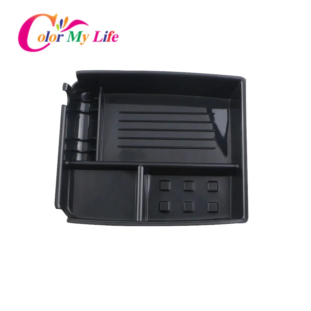 Car-Styling ABS Central Storage Armrest Decorative Box for Kia Sportage SL R 2010 2011 2012 2013 2014 Accessories