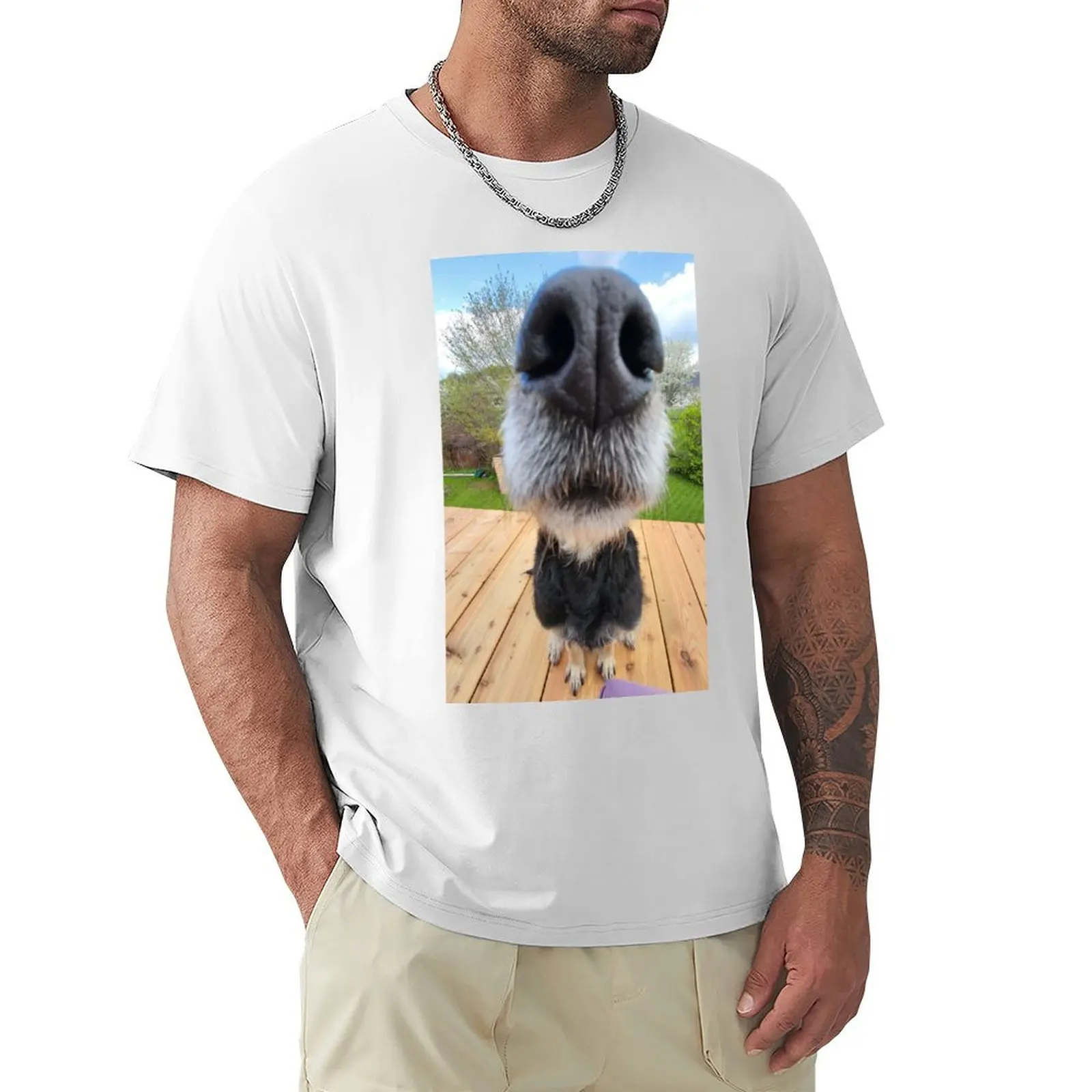 dog nose T-Shirt heavyweights new edition plus size tops mens clothes