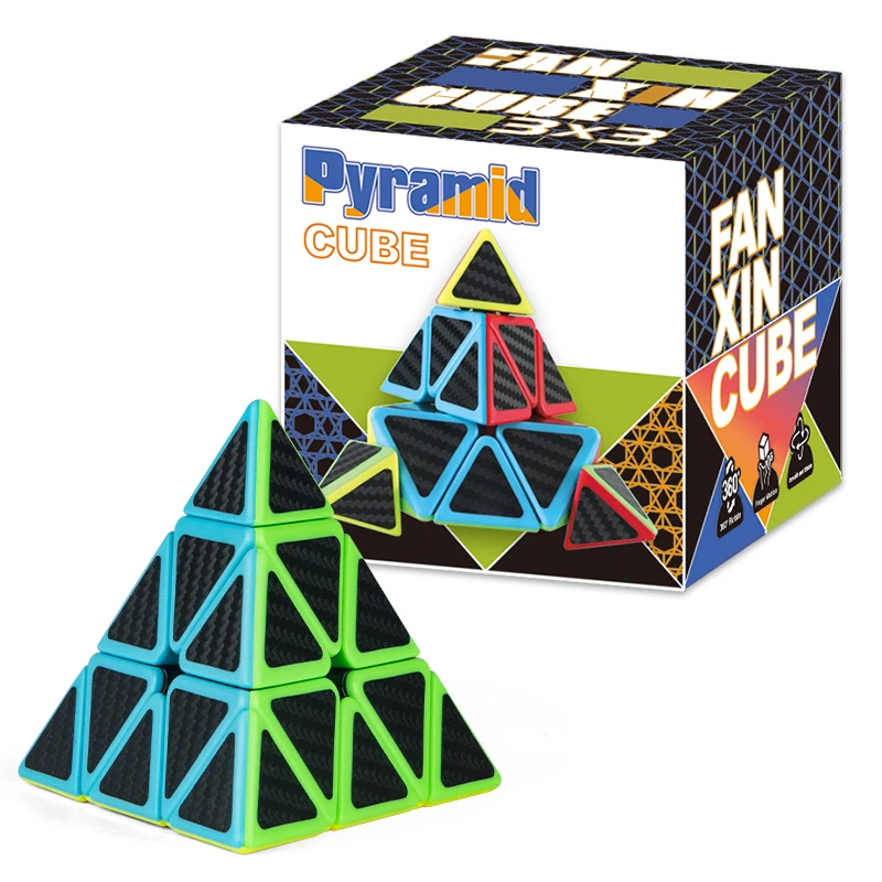 Pyramid Cube 3x3 Professional Special Speed Puzzle Toy Triangle Toy Smooth Magic Cubes Children Early Education Toys for kids
