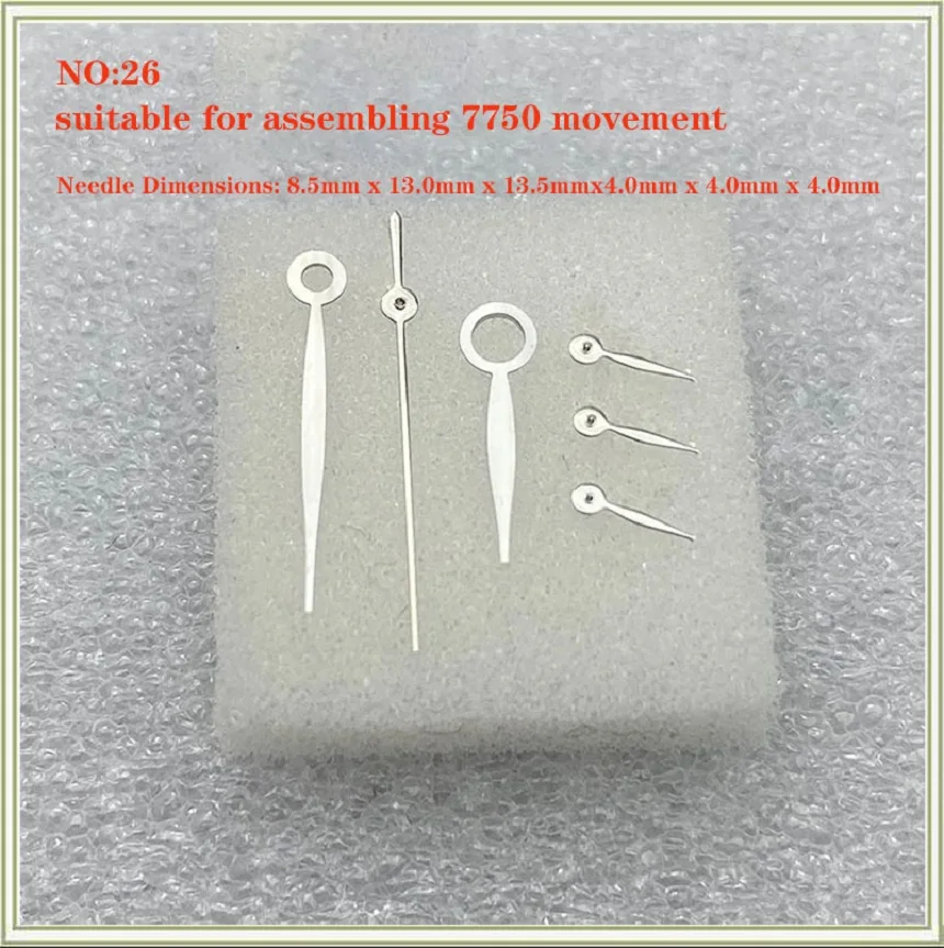 Applicable to the famous craftsman 391007 series 7750 movement pointer with six needles, hour minute second needle 026