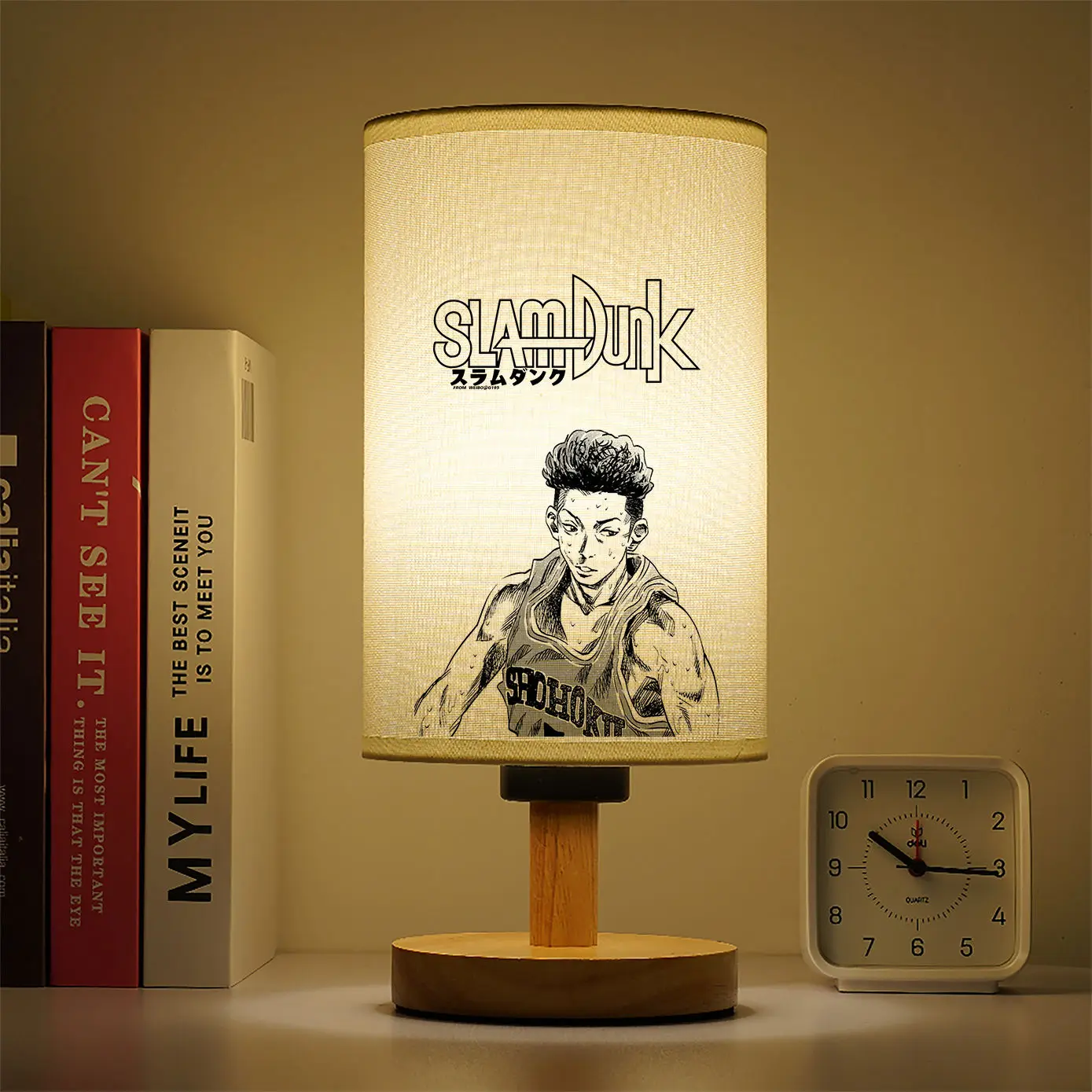 Slam Dunk Sakuragi Hanamichi Rukawa Kaede Cartoon Personalized Bedside Lamp Creative Anime Movie Eye Protection Table Lamp Gift