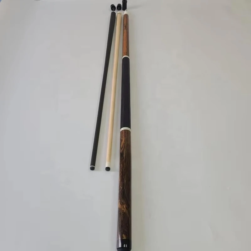 Jassinry New Golden Ebony Wood Pool Sticks 58inch+13mm Tip Size Radial Pin Carbon Shaft with Extension Pool Billiard Cues