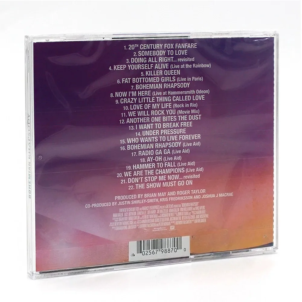 ألبوم أقراص مضغوطة Queen Bohemian Rhapsody - أنثيم الصخور المميز والمسارات الخالدة - لمحبي Queen وجامعي موسيقى الروك