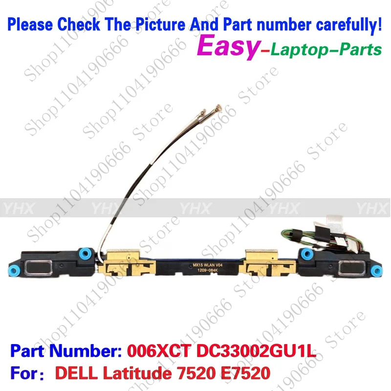 

Новый bd для DELL Latitude 7520 E7520 ДИНАМИК + АНТЕННА 006XCT.