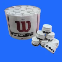 15 Piezas de Overgrip Original Wilson para Raqueta de Tenis, Antideslizante, Accesorio para Pádel, Absorbe Impactos, para Tenis, Bádminton, Squash, Entrenamiento, Cinta para el Sudor