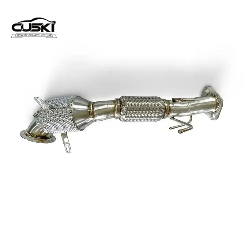 High Flow Exhaust  Downpipe  for Ford Focus 1.5T 2020-2023 quality Stainless Steel Automotive exhaust pipe accessories