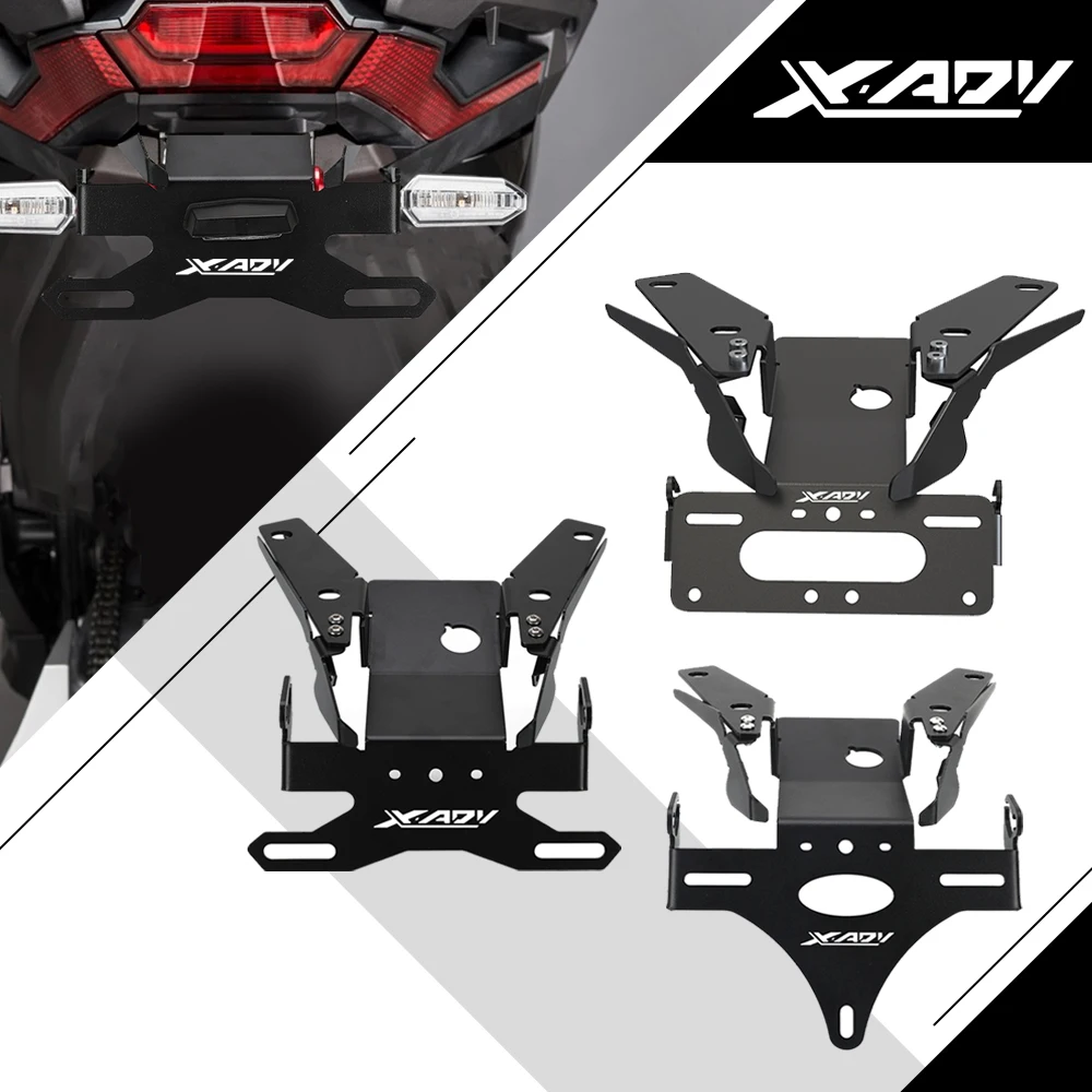 

FOR HONDA X-ADV XADV 750 2021 2022 2023 2024 Motorcycle Accessories License Plate Holder Fender Eliminator Registration Bracket