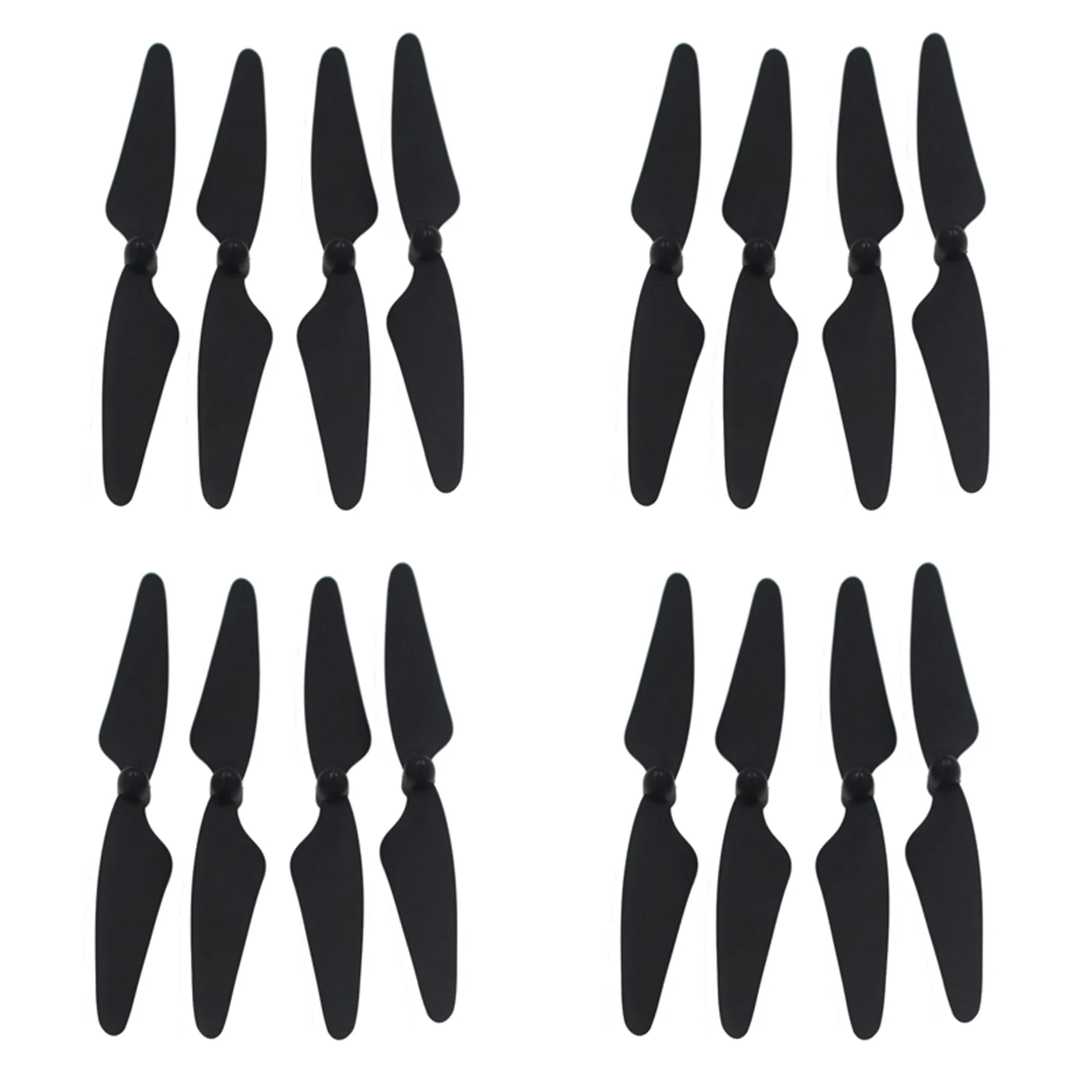 Delicate Texture-16 Pcs For Hubsan H501S X4 RC Quadcopter Propellers Blades 8CW/8CCW, Black