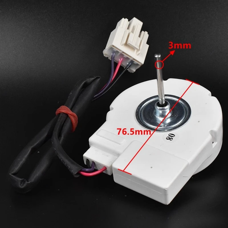 Lüftermotor für Meiling-Kühlschrank 50240401000 Q DC 12V 4W ZWF-02-4 Kühlschrank Kühler Gefrierschrank Teile
