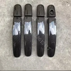 Carbon fiber Car Door Handle Cover Trim for Ford Focus 2 MK2 2005 2006 II for Focus 3 MK3 III 4 MK4 C-Max Kuga Escape Sticker
