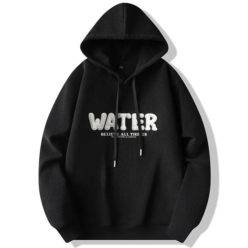 

2025 autumn and winter new men's hooded hoodie long sleeve sweatshirt men's youth hoodie full size